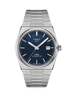 Часы Tissot PRX, 40 мм 4410624 | blue/silver