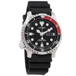 Citizen Promaster Marine Automatic Black Dial Mens Watch NY0085-19E