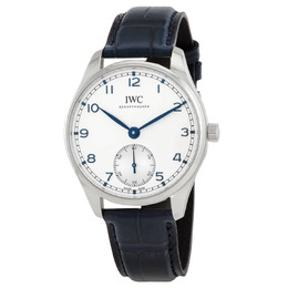 IWC Portugieser Automatic Silver Dial Mens Watch iw358304