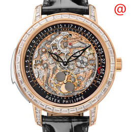 Patek Philippe Grand Complications 5304-301R-001 Mens Automatic Watch with Perpetual Calendar, Moon Phase Display and Diamonds