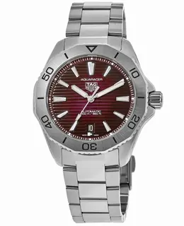 Tag Heuer Aquaracer Professional 200 Ruby Red Dial Steel Men's Watch wbp2114.ba0627