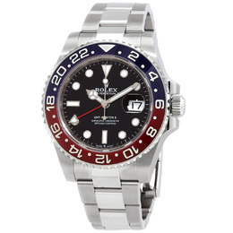 Rolex GMT-Master II ''Pepsi'' Automatic Black Dial Mens Watch 126710bkso