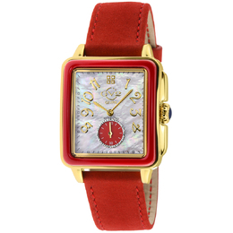 Gevril Bari Enamel Mother of Pearl Dial Ladies Watch 9261