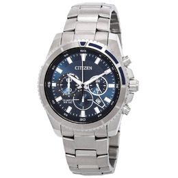 Citizen Chronograph Quartz Blue Dial Mens Watch AN8201-57L