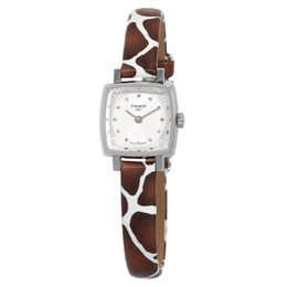 Tissot t058.109.17.036.00 - Ladies' Watch, Silver Dial with Diamond Markers