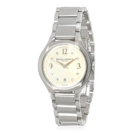 Pre-owned Baume & Mercier Ilea Quartz Diamond White Dial Ladies Watch M0A08769