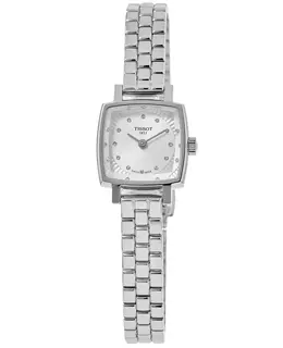 Tissot Lovely Silver Diamond Dial Steel Women's Watch T0581091103601