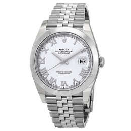 Rolex Datejust Automatic Chronometer White Dial Watch 126300wrj