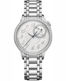 Brand New Authentic Vacheron Constantin Egerie Self-Winding White Dial Diamond Steel Men's Watch Model 4605F/110A-B495