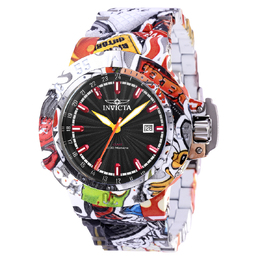 Invicta Subaqua Zager Exclusive Mens Quartz Watch 36745 Black Dial