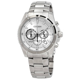 Citizen Chronograph Quartz Silver Dial Mens Watch AN8200-50A
