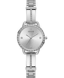 Женские часы с полубраслетом из нержавеющей стали, 30 мм Guess, серебро 10787290 | silver