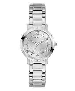 Женские серебристые часы-браслет из нержавеющей стали, 34 мм Guess 14126006 | silver-tone