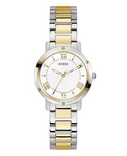 Женские двухцветные часы-браслет из нержавеющей стали, 34 мм Guess 14126007 | two tone