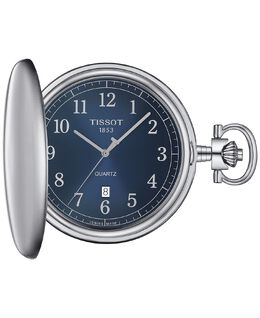 Швейцарские карманные часы Savonnette унисекс из нержавеющей стали, 49 мм Tissot 14258923 | no color