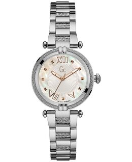 Женские швейцарские часы-браслет из нержавеющей стали 32 мм Guess 11806130 | silver-tone