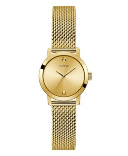 Женские золотистые часы-браслет с сеткой, 25 мм Guess, золотой 14598562 | gold-tone