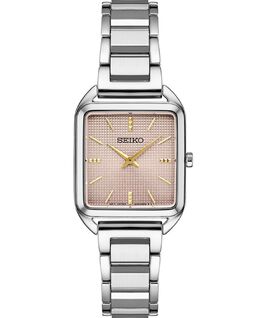 Женские часы Essentials из нержавеющей стали с браслетом 26 мм Seiko, розовый 14684812 | pink