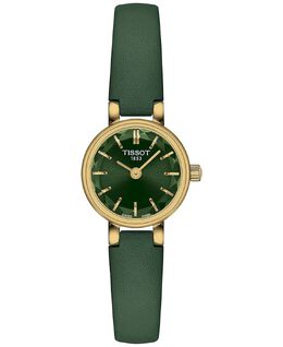 Женские швейцарские часы с милым зеленым кожаным ремешком, 20 мм Tissot, зеленый 14832326 | green