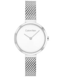 Часы-браслет из нержавеющей стали 28 мм Calvin Klein, серебро 13756259 | silver