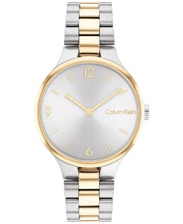 Двухцветные часы-браслет из нержавеющей стали 32 мм Calvin Klein 13756288 | two tone