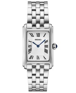 Женские часы Essentials из нержавеющей стали с браслетом 22 мм Seiko, белый 16727470 | white