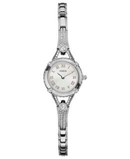 Часы, женский браслет серебряного тона 22 мм U0135L1 Guess 802862 | no color