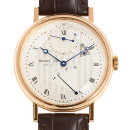 Breguet Classique Silver Dial 18kt Rose Gold Mens Watch 7727BR129WU 7727br/12/9wu