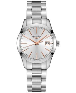 Женские часы Swiss Conquest Classic с браслетом из нержавеющей стали, 34 мм Longines 9019805 | no color