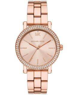 Женские часы Corey из сплава розового золота с тремя стрелками, 38 мм Michael Kors, золотой 15670541 | rose gold