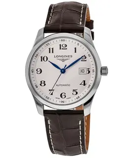 Longines Master Collection Automatic 40mm Silver Dial Brown Leather Men's Watch l2.793.4.78.3