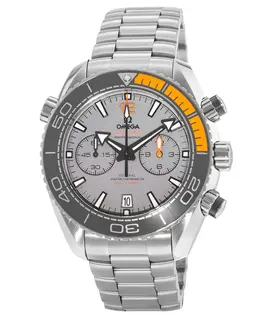 Omega Seamaster Planet Ocean 600M Chronograph 45.5mm Co-Axial Master Chronometer Grey Dial Titanium Men's Watch 215.90.46.51.99.001 215.90.46.51.99.00