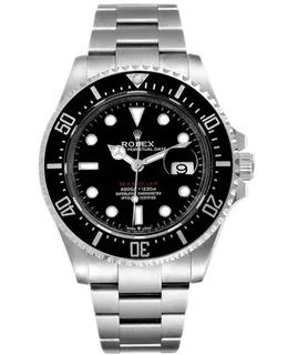 Rolex Sea-Dweller Black Dial Oystersteel Men's Watch Model M126600-0002