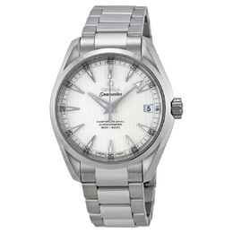 Pre-owned Omega Seamaster Aqua Terra Automatic Chronometer Silver Dial Mens Watch 231.10.39.21.02.002