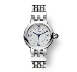 Tudor Clair De Rose Automatic Diamond Opaline Dial Ladies Watch M35200-0004
