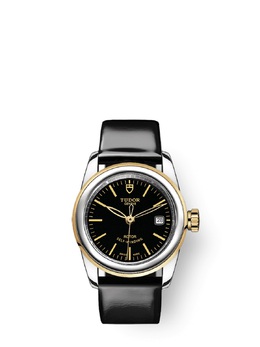 Tudor Glamour Date Automatic Black Dial Ladies Watch M51003-0024