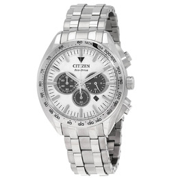 Citizen Carson Chronograph Silver Dial Mens Watch CA4540-54A