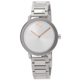 Movado Evolution Quartz Silver Dial Ladies Watch - Model 3600821