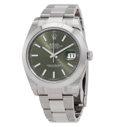 Rolex Datejust 41 Mint Green Dial Automatic Mens Oyster Watch m126300-0019