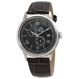 Orient Classic Bambino 2nd Generation GMT Automatic Black Dial Mens Watch RA-AK0704
