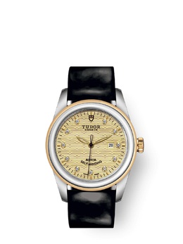 Tudor Glamour Date Automatic Diamond Ladies Watch 53028-1E