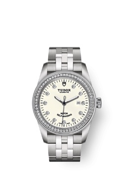 Tudor Glamour Date Automatic Diamond Ladies Watch Ref 53020-0074