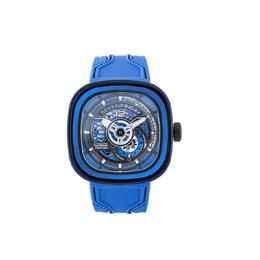 Sevenfriday PS-Colored Carbon Automatic Day-Night Blue Dial Mens Watch ps3/04