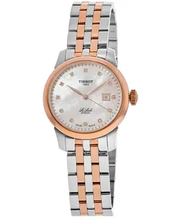 Tissot Le Locle Diamond Dial Two-tone Women's Watch, Model T006.207.22.116.00 (29mm)