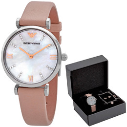 Emporio Armanii AR8039 Ladies Watch Mother of Pearl Dial Quartz