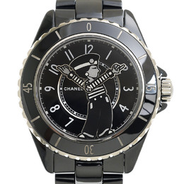 Chanel Mademoiselle J12 La Pausa Automatic Chronometer Black Dial Ladies Watch h7609