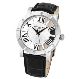 Stuhrling Symphony Quartz Silver Dial Mens Watch m17962