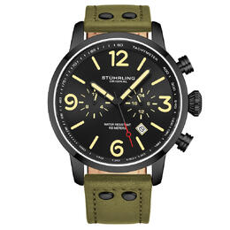 Stuhrling Aviator Chronograph Quartz Black Dial Mens Watch m17965