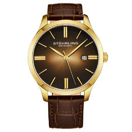 Stuhrling Original Symphony Brown Dial Mens Watch M17968
