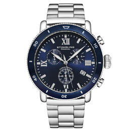 Stuhrling Monaco Chronograph Quartz Blue Dial Mens Watch m17993
